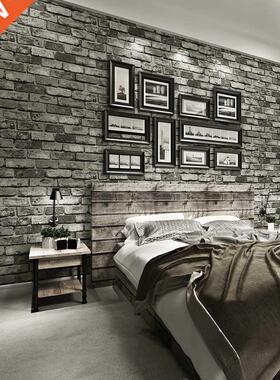 Modern Vintage Brick Textured Wallpaper For Walls Decor Embo