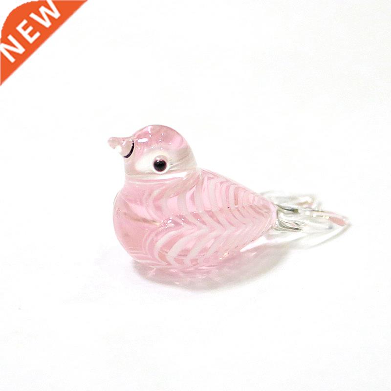 Custom Wholesale Different Style Mini Glass Bird Figurine Cu