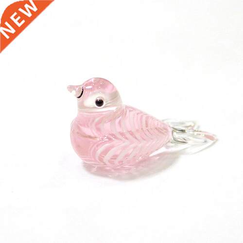 Custom Wholesale Different Style Mini Glass Bird Figurine Cu