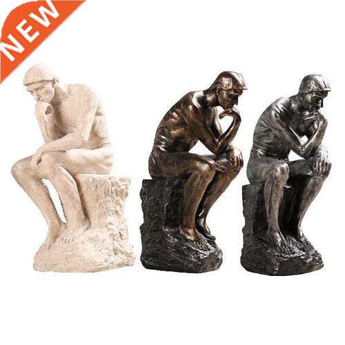 RODIN Thinker Figurine Statue Home Decoration, Vintage