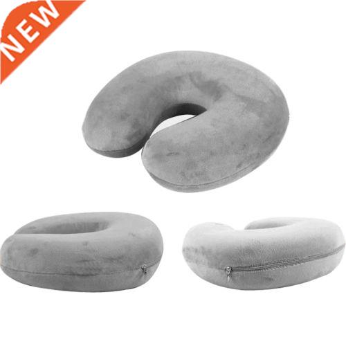 1PC New U Shaped Travel Pillow Car Air Flight Inflatable Pil