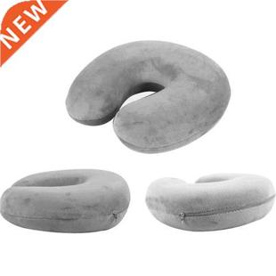 1PC New U Shaped Travel Pillow Car Air Flight Inflatable Pil