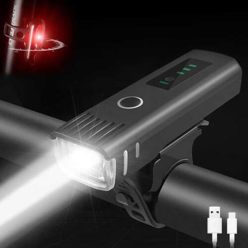 New 2000mAh Bicycle Front Light Bike Flashlight Bicycle Lant