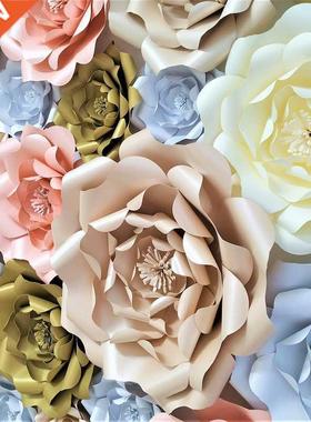 Giant Paper Flowers Large Rose For Wedding Backdrops Dec