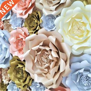 Giant Paper Flowers Large Rose For Wedding Backdrops Dec