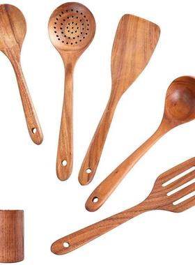 Wooden Spoons For Cooking 6 Pack Wooden Utensils For
