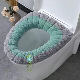Bathroom Universal Warm Soft Washable Closestool Mat Seat