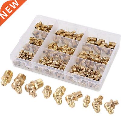 145-Pcs Metric Standard Brass Hydraulic Grease Fitting Assor