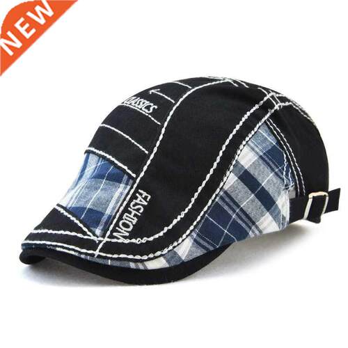 JAMONT 100% Cotton Casual Beret Visor Caps for Men Women Spr