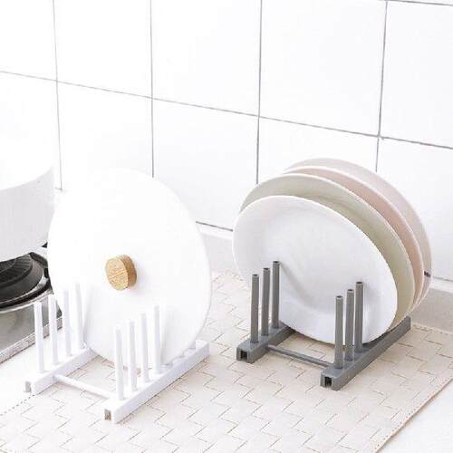 Kitchen Organizer Pot Lid Rack Dish Rrain Rack Spoon Holder