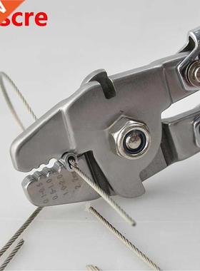 Wre Cope Crmpng Tool Wre Rope Clamp Fshng Lnes Plers