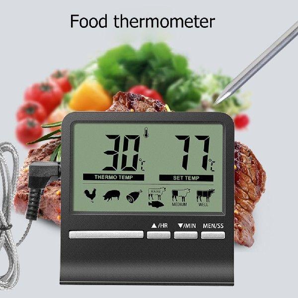 Instant Reading Digital BBQ Kitchen Food Thermometer