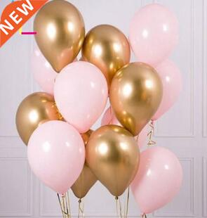 new white gold Shiny Balloons Wedding Birthday Party Decora