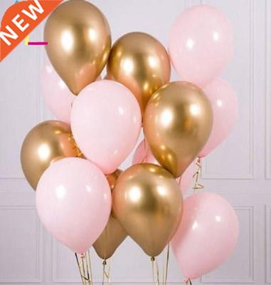 new white gold Shiny Balloons Wedding Birthday Party Decora