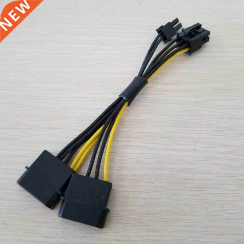 Dual 4Pin IDE Molex to PCI-E PCI Express Graphics Video Disp