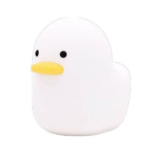 Cute Lovely Cartoon Dull Duck Led Night Light Silicone USB