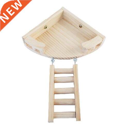 Hamster Platform and Ladder Set Wood Hamster Platform Stand
