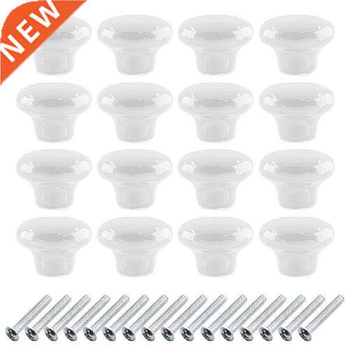 16 Packs Ceramic Cabinet Knobs, Vintage Ceramic Door Knobs