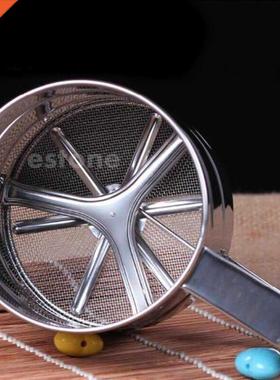 Stainless Steel Mechanical Flour Sifter Baking Icing Sugar S