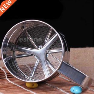 Stainless Steel Mechanical Flour Sifter Baking Icing Sugar S
