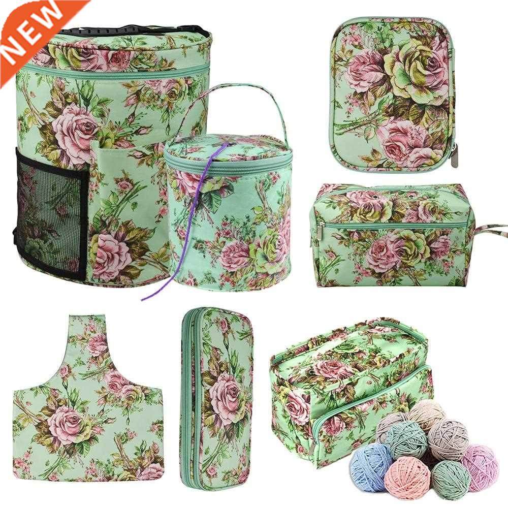 Empty Yarn Storage Bag DIY Weave Crochet Hook Bag 7 Styles