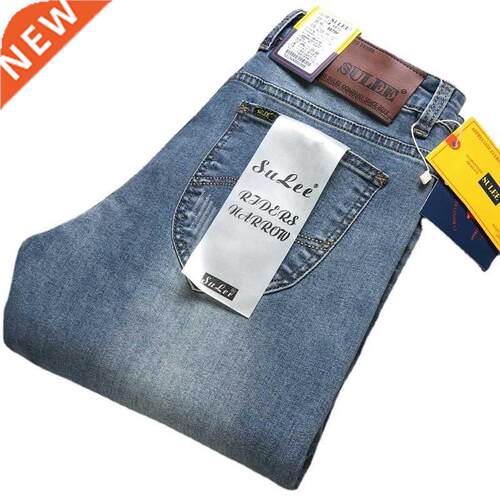 2022 SULEE Brand Slim Fit New Men's Jeans Business Casual E
