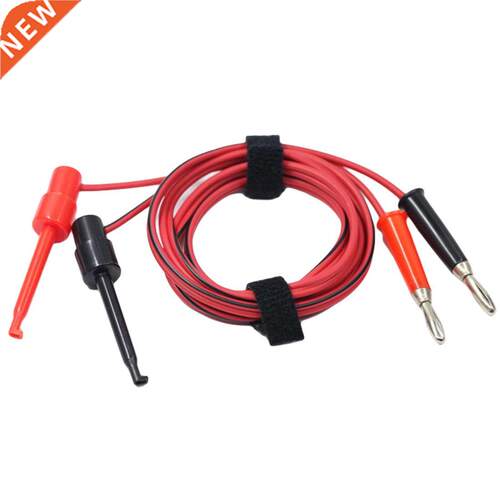 4mm Banana Plug to Test Hook Clip Lead Cable Gold Plated For