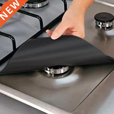 4Pcs Reusable Burner Covers Gas Stove Stovetop Protector