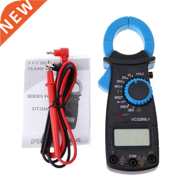 875A VC3266L+ Digital Clamp Multimeter AC/DC Voltage Amp Ohm