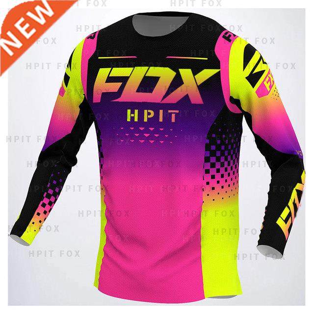 Men's Downhill Jersey Hpit Fox Mountain Bike Mtb Shirts Offr图片