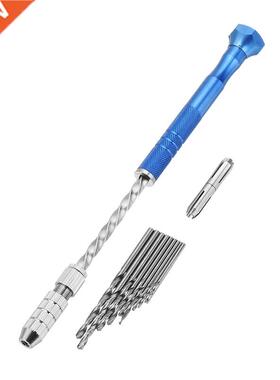 Upgrade Semi-automatic Mini Hand Drill+2pcs Double Side Chuc