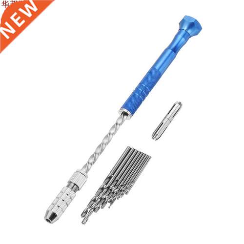 Upgrade Semi-automatic Mini Hand Drill+2pcs Double Side Chuc