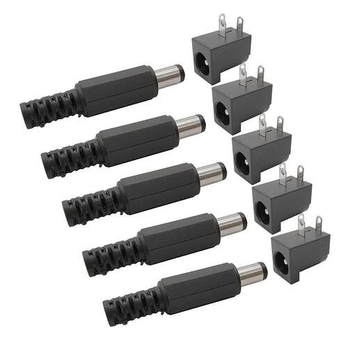 50Pairs DC-005 5.5*2.1mm DC Power Jack Socket Female Connect