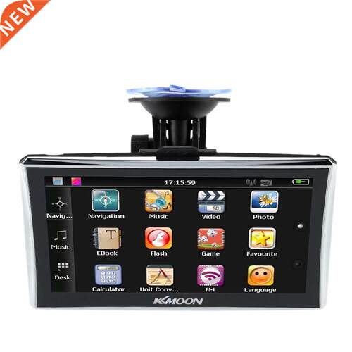 KKMOON 7'' HD Touch Screen Portable GPS Navigator 128MB RAM