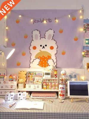 Ins wind background cloth girl dormitory wall hanging cloth