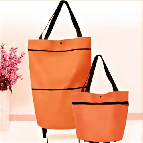 Portable Shopping Trolley Bag Shopping Foldable Cart Folding