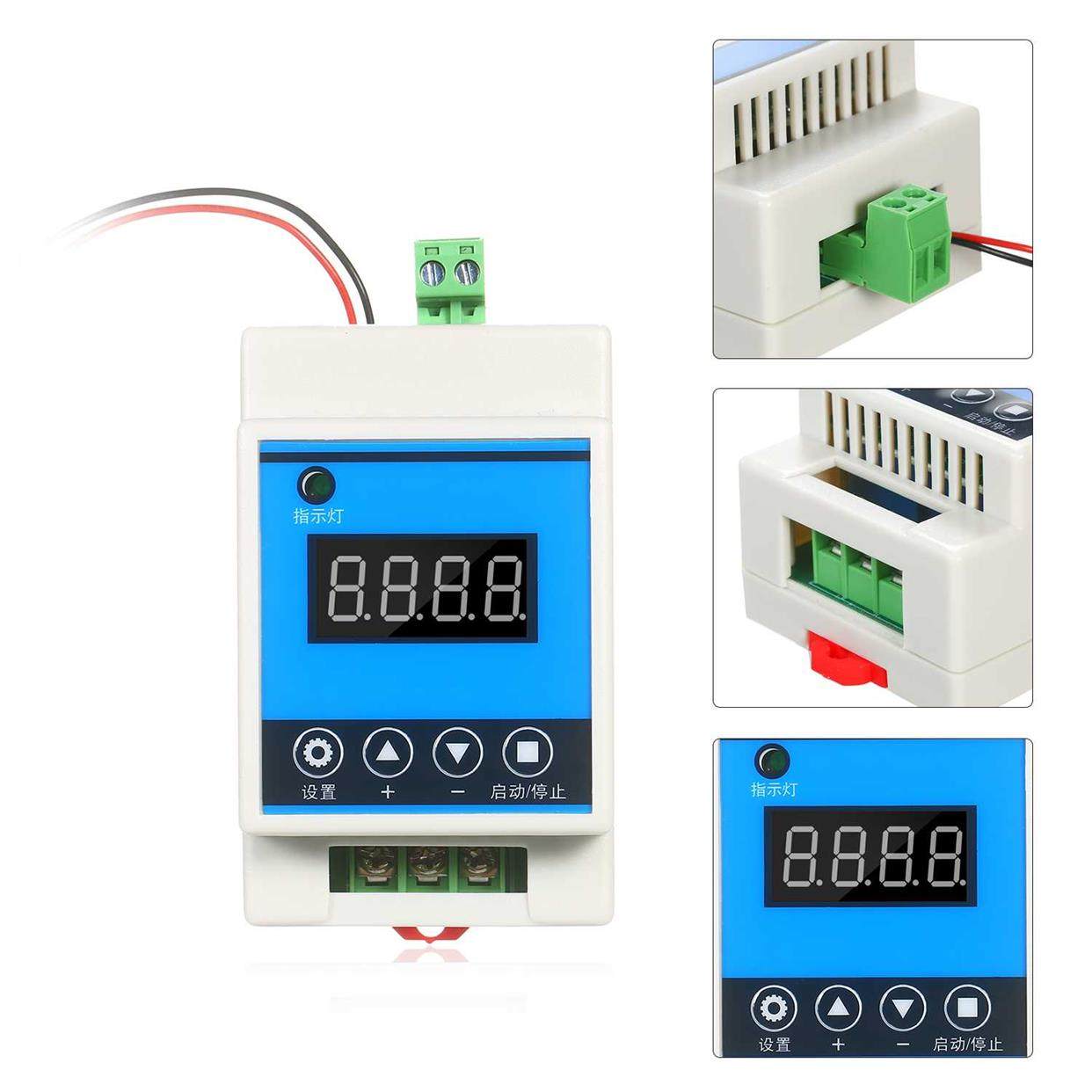 DC7-27V 110-220VAC Digital Delay Timer Control Switch Relay