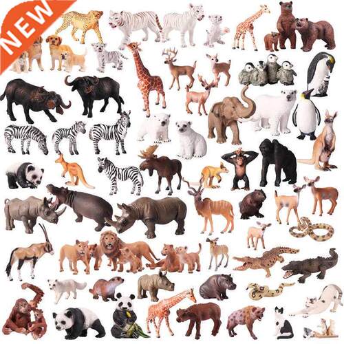 Wild Jungle Zoo Animal Models Plasti Action Figures Targ