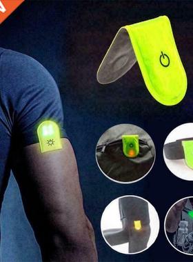 LED Magnetic Light Reflective Strobe Night Running Shoes Col