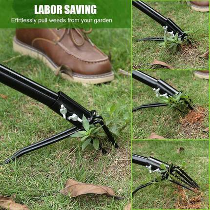 Standing Weed Puller Tool Weeding Hook Manual Garden Lawn Ro