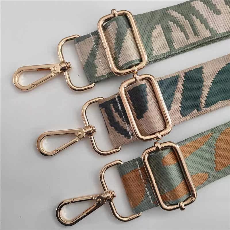 Ladies Adjustable Shoulder Bag Strap Contrast Color Webbing