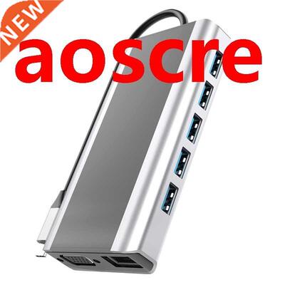 Type-C Docking Station 13-In-1 Multi-Function Hub 10W Wirele