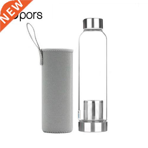 UPORS 550ML High Temperature Resistant Glass Sport Water Bot