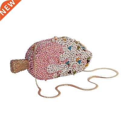 Luxury Designer Mini Handbag Woman Diamonds Clutches Ice Lol