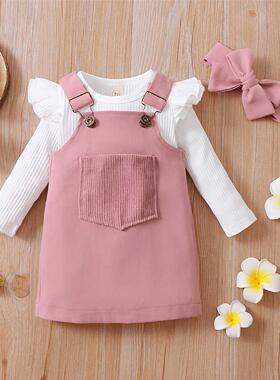 Ma&Baby 0-18M Autumn Baby Girls Clothes Set Newborn Infa