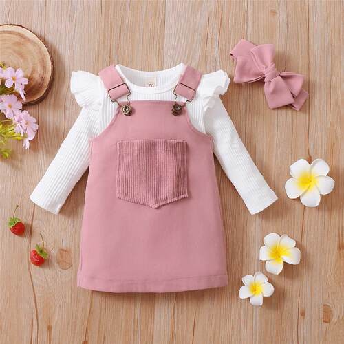 Ma&Baby 0-18M Autumn Baby Girls Clothes Set Newborn Infa