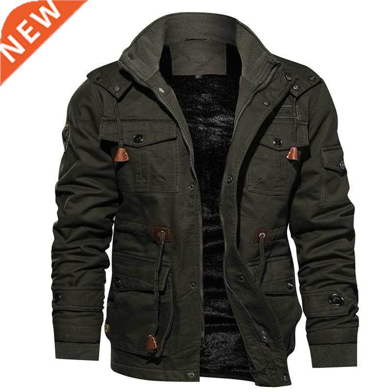 Men's Winter Fleece Inner Jacket Coats Thick Warm Casual图片