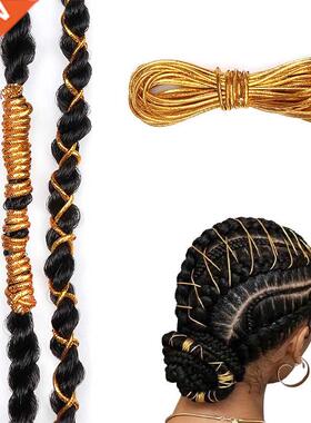 Dreadlock Braids Hair Accessories Silver Gold Braiding Hair