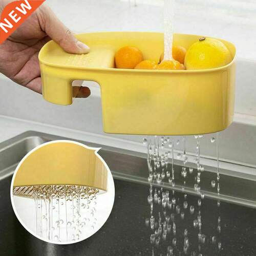 Kitchen Drain Basket Sink Filter Basket, Multifunctional