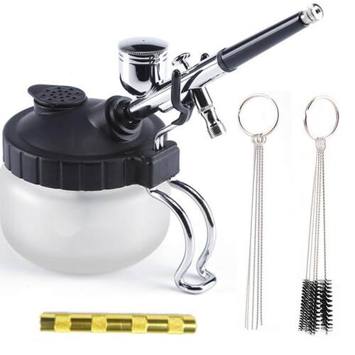 Airbrush Cleaning Pot Stabilizer Bottles Holder Paint Statio